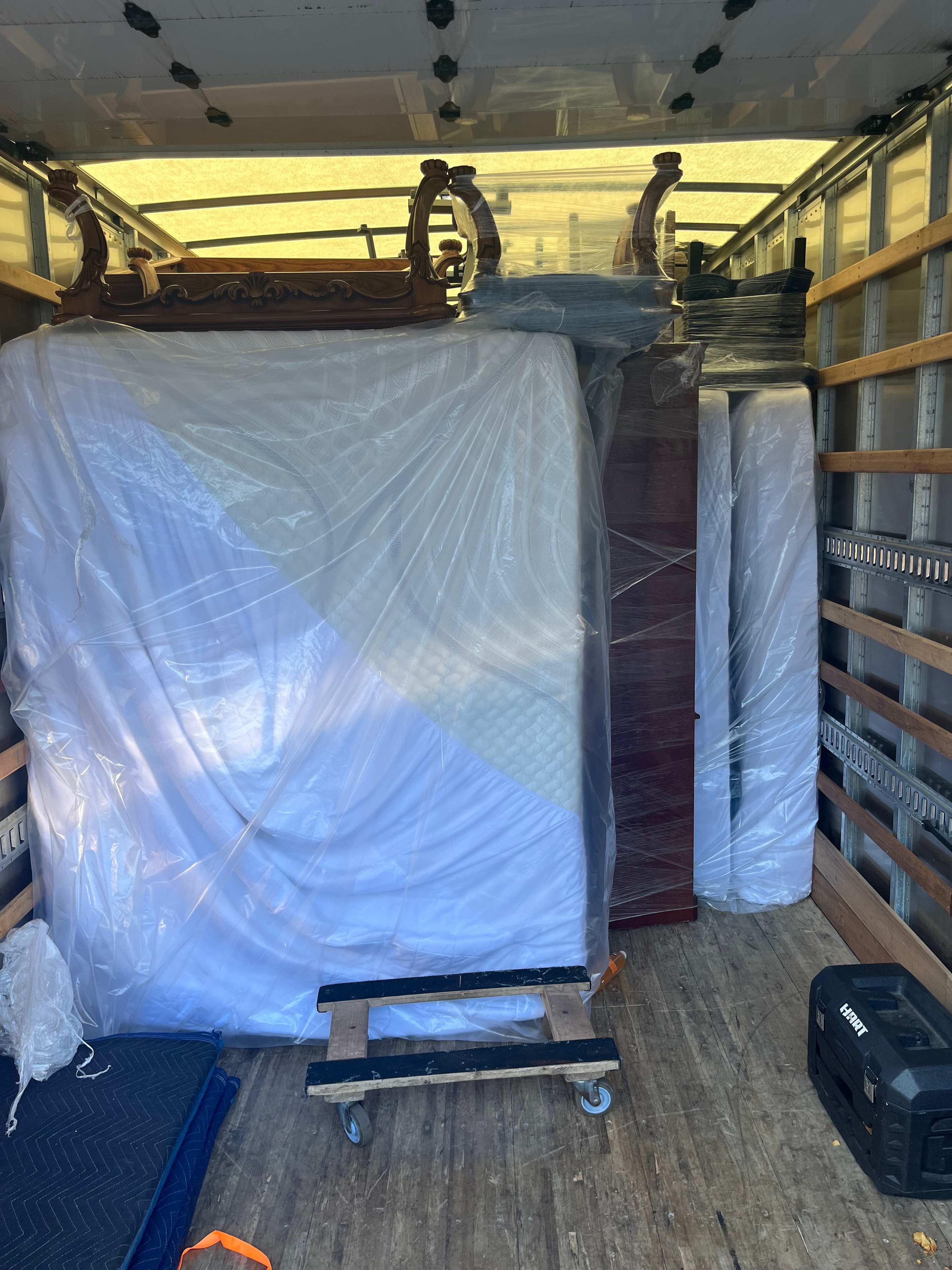 S&F Moving crew on a job site